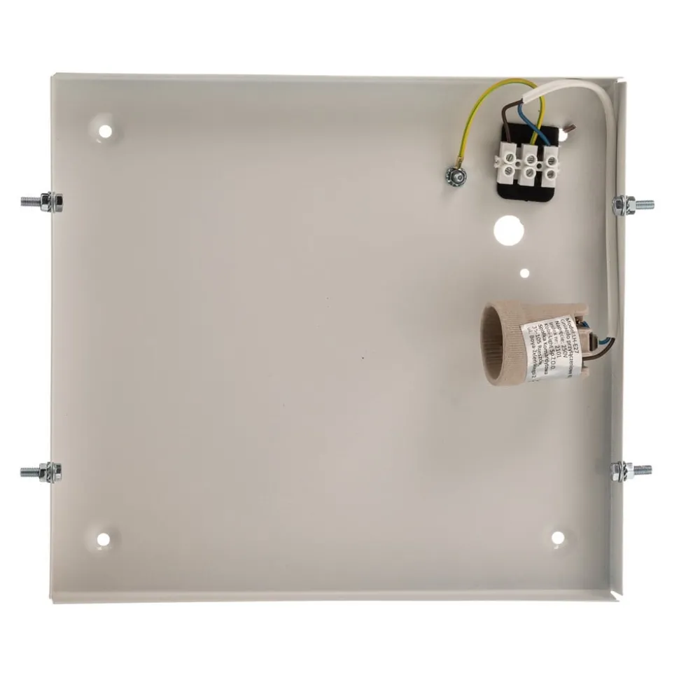 Envostar Kerio plafondlamp 27,5x27,5cm eiken licht