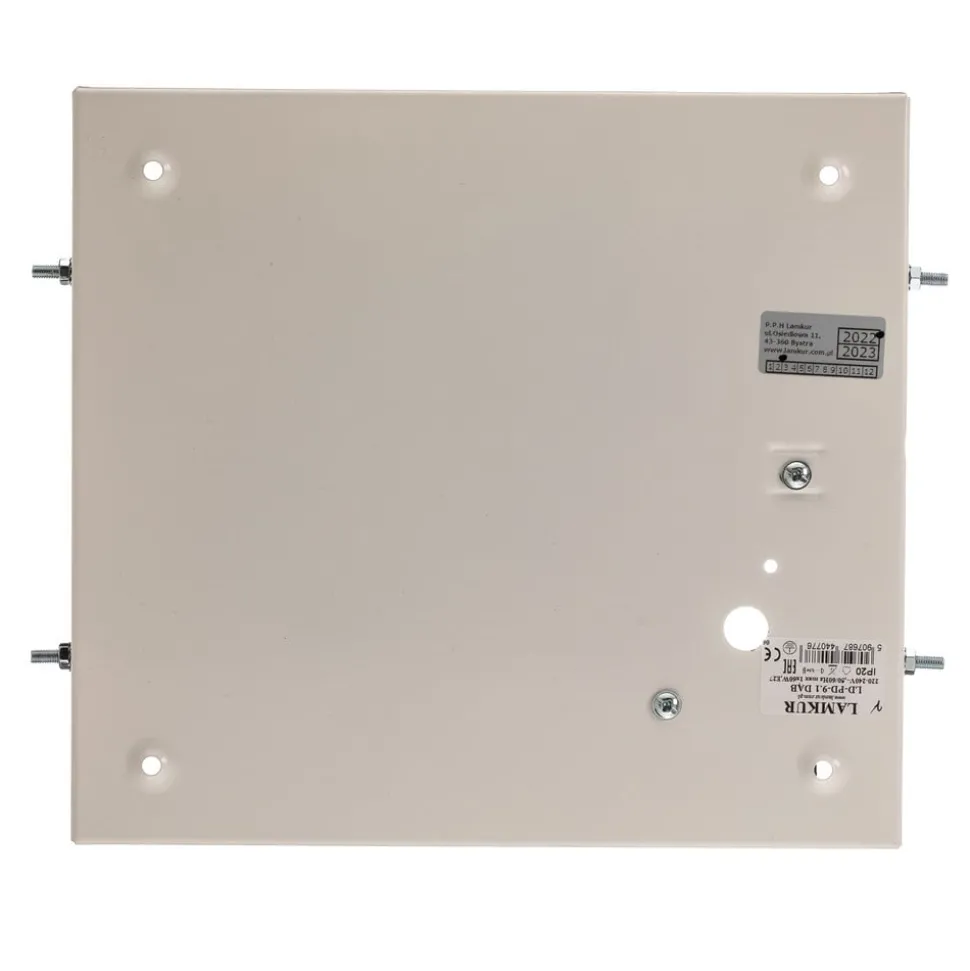 Envostar Kerio plafondlamp 27,5x27,5cm eiken licht