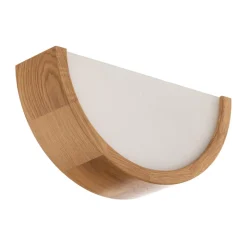 Envostar Kerio wandlamp, 27,5 cm, eiken naturel