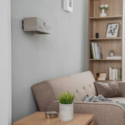 Envostar Kubiko wandlamp, dennenhout grijs