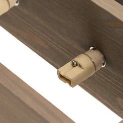 Envostar Kubiko wandlamp, dennenhout grijs