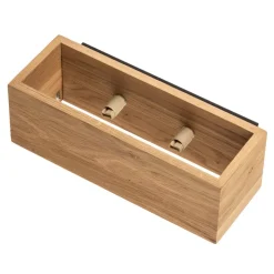 Envostar Kubiko wandlamp, eiken geolied