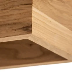 Envostar Kubiko wandlamp, eiken geolied