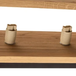 Envostar Kubiko wandlamp, eiken geolied