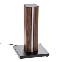 Envostar LED tafellamp in walnootfineer