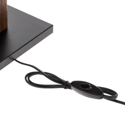 Envostar LED tafellamp in walnootfineer