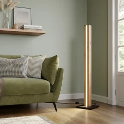 Envostar LED vloerlamp in eikenfineer