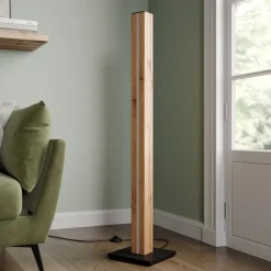 Envostar LED vloerlamp in eikenfineer