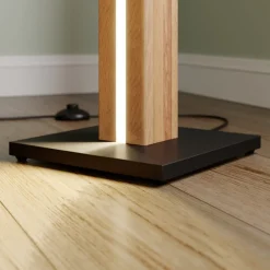 Envostar LED vloerlamp in eikenfineer