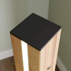 Envostar LED vloerlamp in eikenfineer