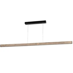 Envostar Lineo LED hanglamp grenen grijs 135cm