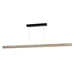 Envostar Lineo LED hanglamp grenen grijs 118cm