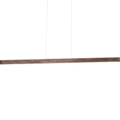 Envostar Lineo LED hanglamp donker grenen 135cm