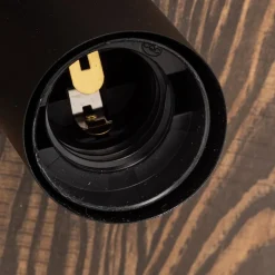 Envostar Lobo plafondlamp 4-lamps grenen walnoot