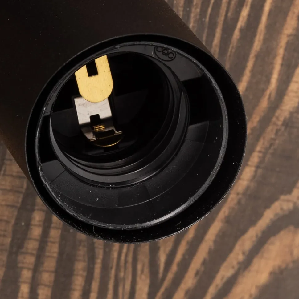 Envostar Lobo plafondlamp 4-lamps grenen walnoot