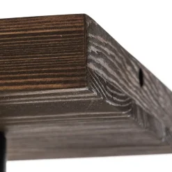 Envostar Lobo plafondlamp 2-lamps grenen walnoot