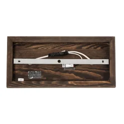 Envostar Lobo plafondlamp 2-lamps grenen walnoot