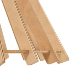 Envostar Lohr hanglamp, hout, kegelvormig Ø 53cm