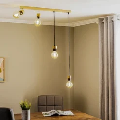 Envostar Merlo hanglamp eiken geolied, 4-lamps