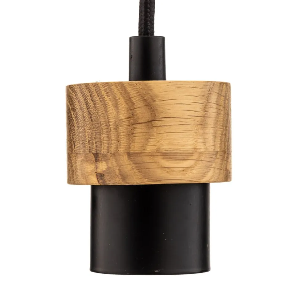 Envostar Merlo hanglamp eiken geolied, 4-lamps