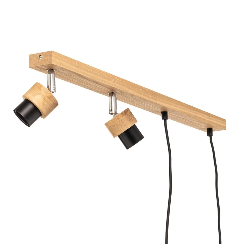 Envostar Merlo hanglamp eiken geolied, 4-lamps