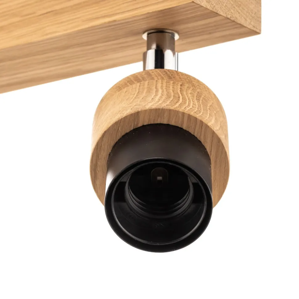 Envostar Merlo hanglamp eiken geolied, 4-lamps