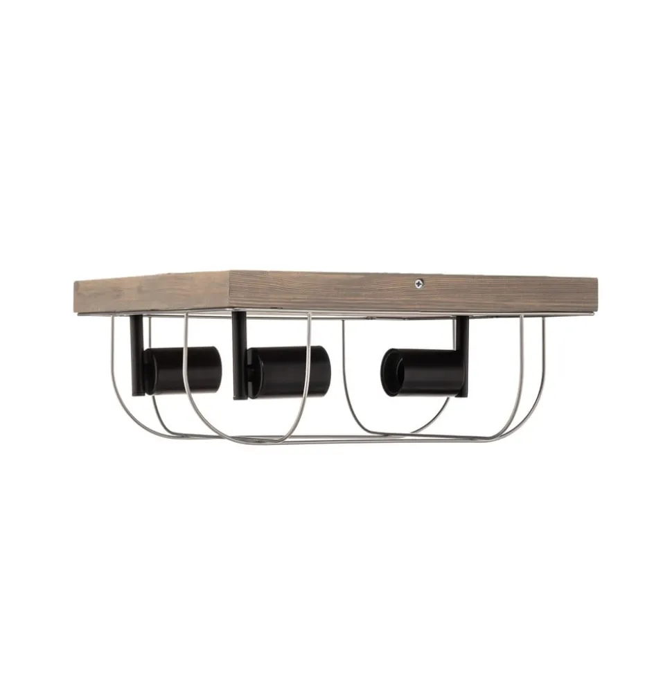 Envostar Neptuna plafondlamp, vierkant, 3-lamps.