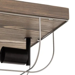 Envostar Neptuna plafondlamp, vierkant, 3-lamps.