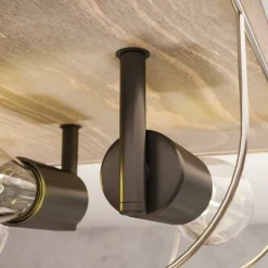 Envostar Neptuna plafondlamp, vierkant, 4-lamps.