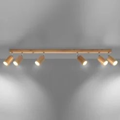 Envostar Peach Puff plafondspot cilinder 6-lamps