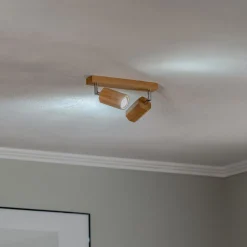 Envostar Peach Puff plafondspot oktagon 2-lamps