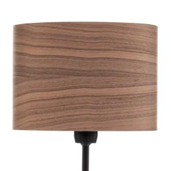 Envostar tafellamp walnoot Ø 25cm van fineer