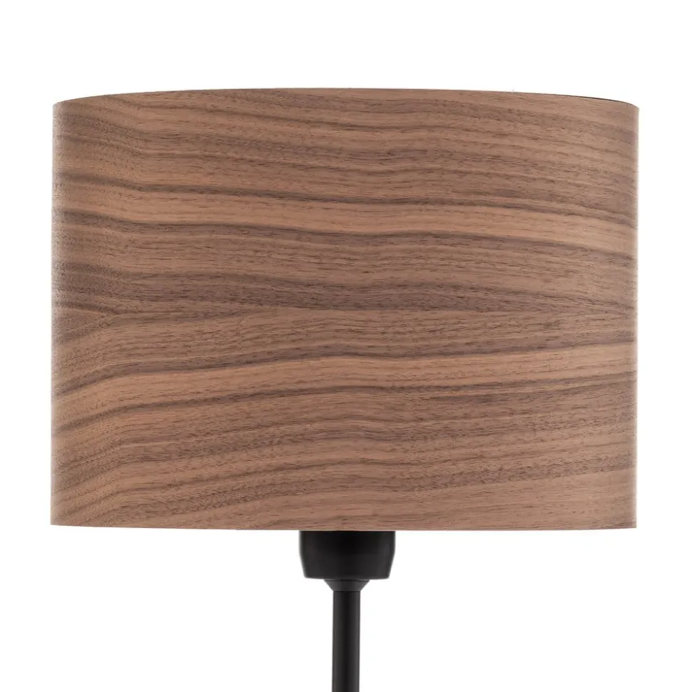 Envostar tafellamp walnoot Ø 25cm van fineer