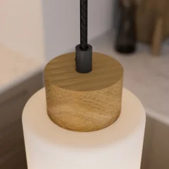 Envostar Talia hanglamp eiken/wit 3-lamps linea