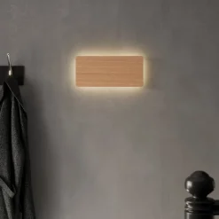 Envostar Tavola wandlamp, eikenhout, 35x16cm