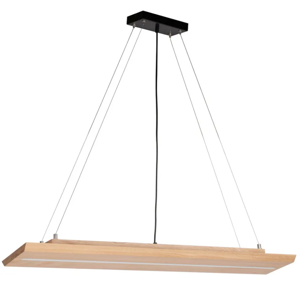 Envostar Tribe LED hanglamp, eiken geolied