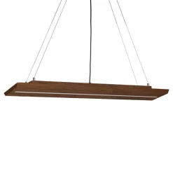 Envostar Tribe LED hanglamp, dennenhout donker