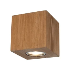 Envostar Tuni downlight, dennen gebeitst bruin