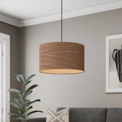 Envostar Veneer hanglamp walnoot