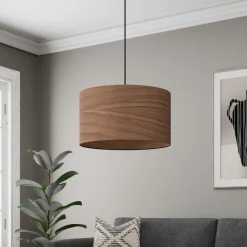 Envostar Veneer hanglamp walnoot