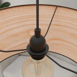 Envostar Veneer hanglamp kernhout essen