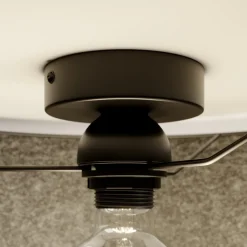 Envostar Veneer plafondlamp gerookt eiken Ø 40cm