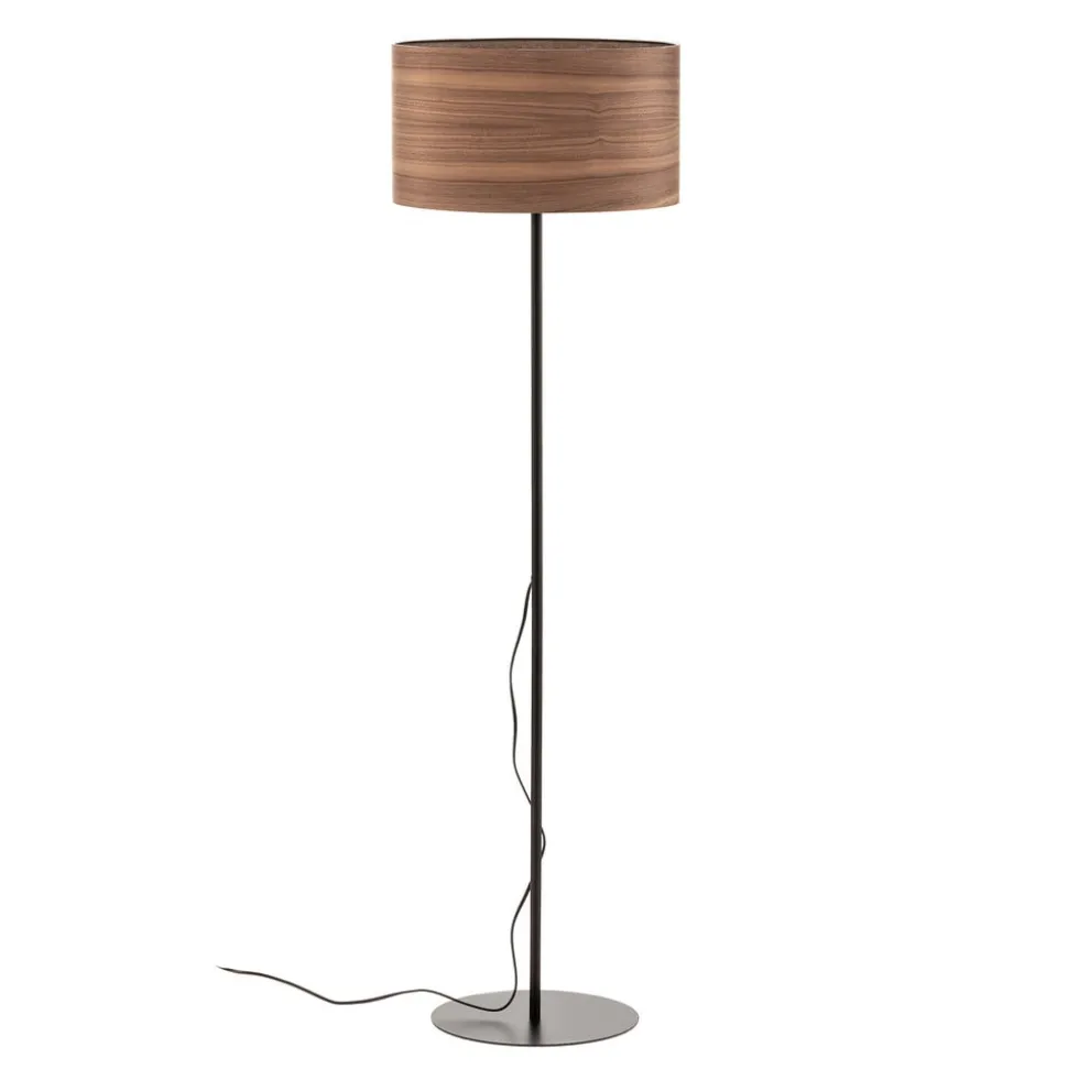 Envostar Veneer vloerlamp walnoot