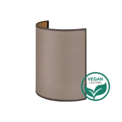 Envostar wandlamp Idun, aardkleurig 24 cm natuurlijk materiaal veganistisch