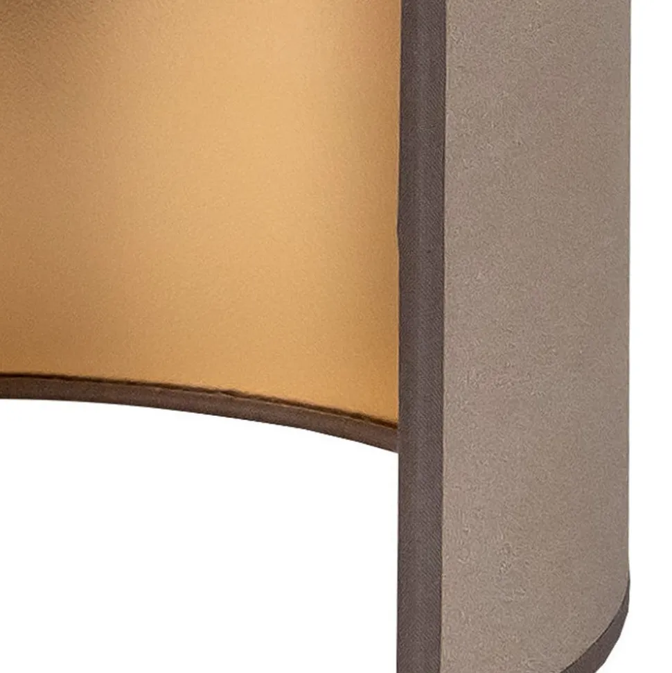 Envostar wandlamp Idun, aardkleurig 24 cm natuurlijk materiaal veganistisch