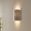 Envostar wandlamp Idun, licht beige 24 cm natuurlijk materiaal veganistisch