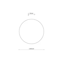 Envostar wandlamp Rito, licht hout, Ø 30 cm