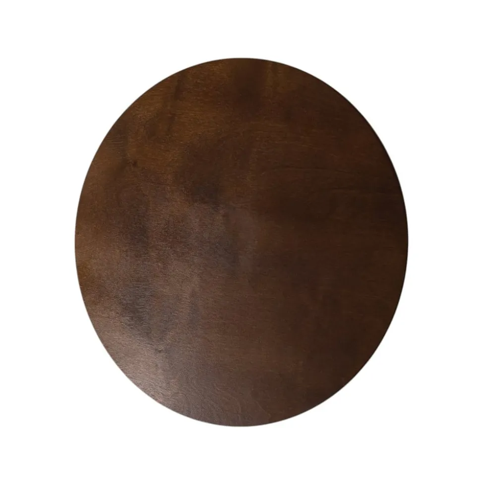 Envostar wandlamp Rito, walnoot, Ø 40 cm