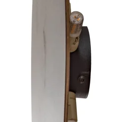 Envostar wandlamp Rito, walnoot, Ø 40 cm