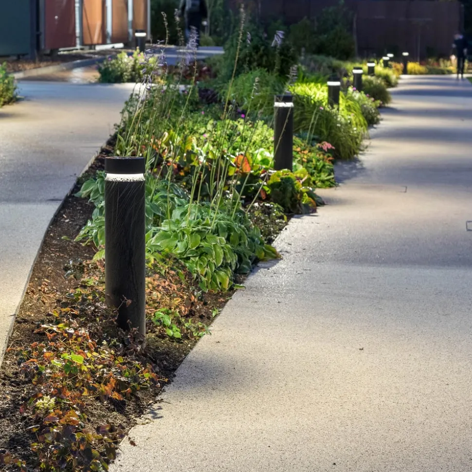 ERCO Castor tuinlamp grafiet 80cm 360° 16W 840